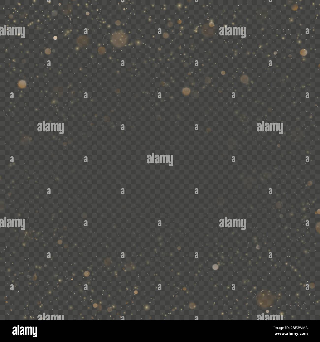 Glitter Particles Overlay Effect Gold Glittering Star Dust Sparkling