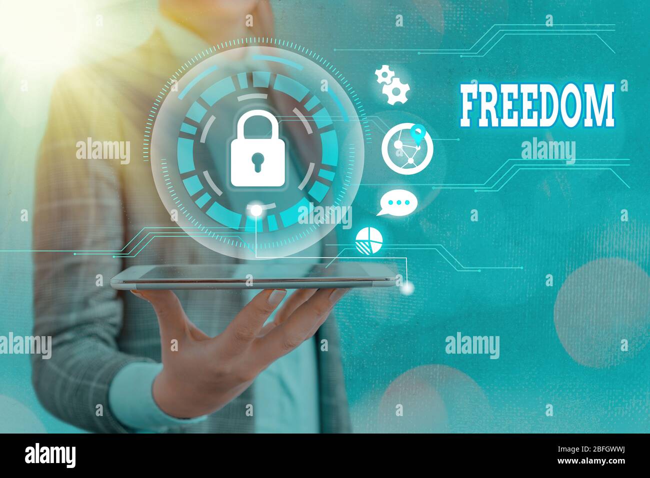 Conceptual Hand Writing Showing Freedom Concept Meaning Liberty Rather Than In Confinement Or Under Physical Restraint Stock Photo Alamy