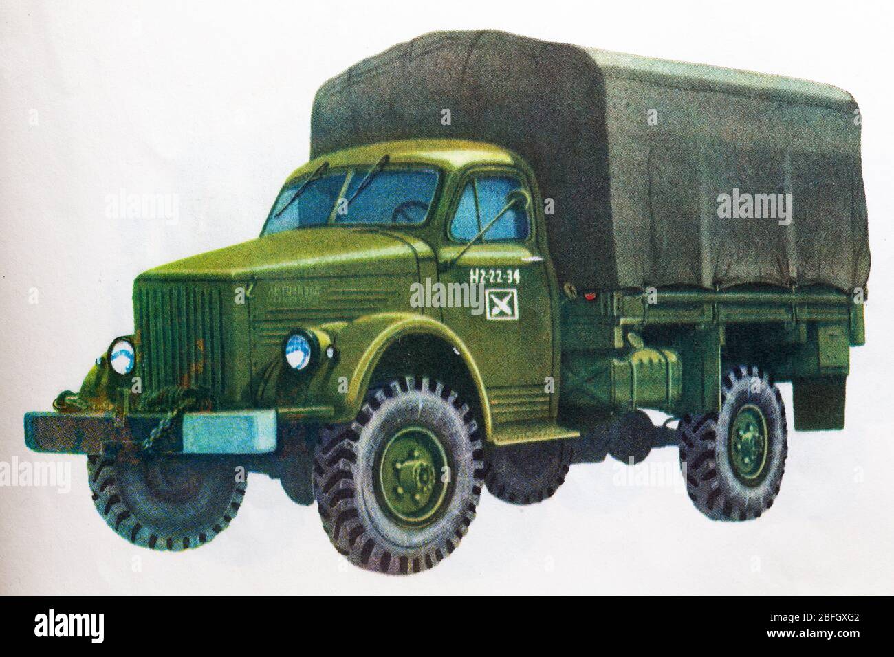 GAZ-63 truck, 1948, Russia Stock Photo