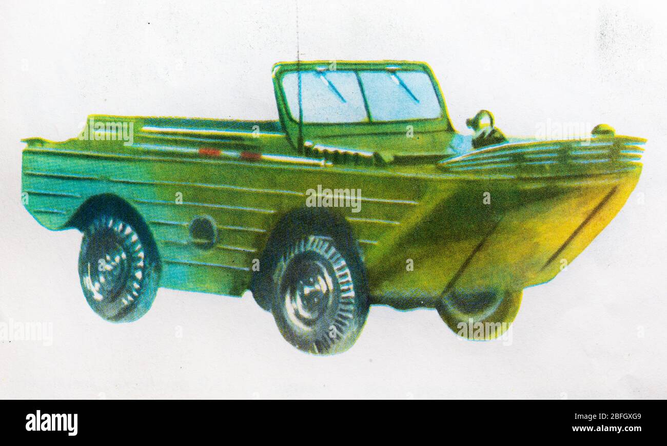 GAZ 46, MAV, 1954, amphibious military vehicle, Russia Stock Photo