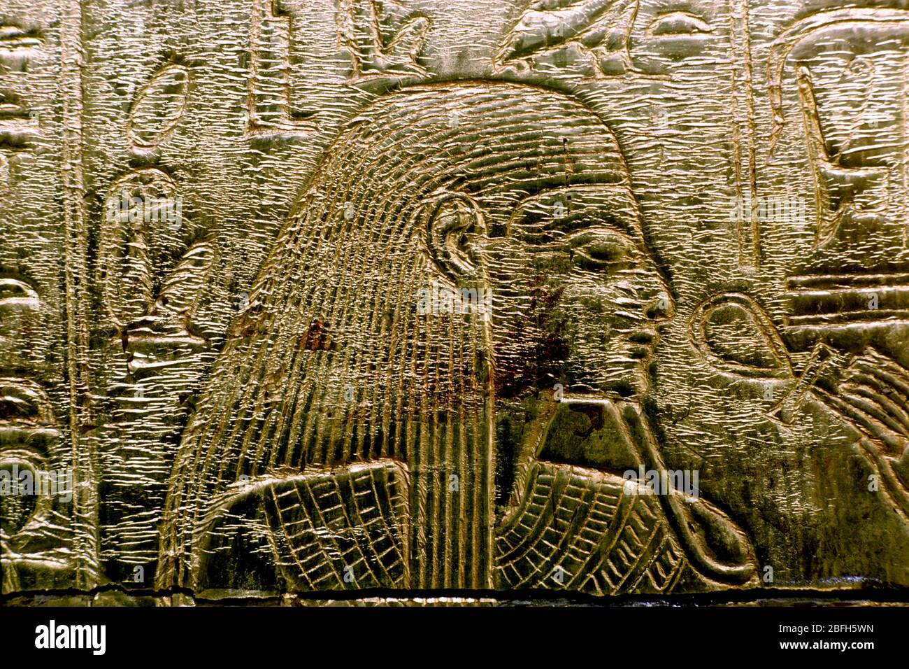 Ägypten/Kairo:  Ägyptisches Museum: Grabschatz Tutanchamuns: Äusserer Sarkophag Tutenchamuns Stock Photo