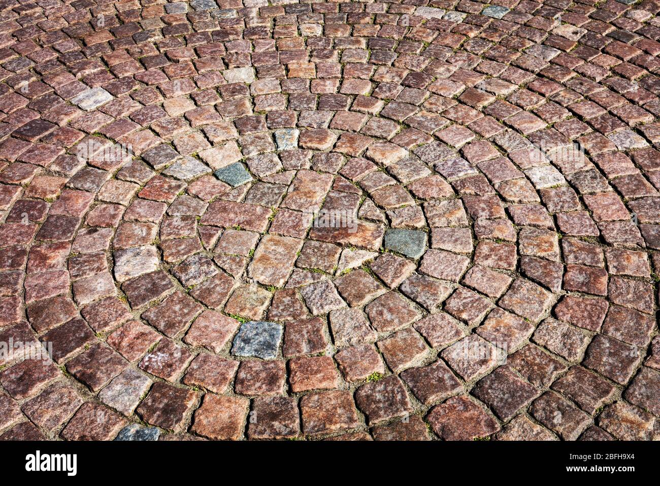 abstract background of old cobblestone pavement Stock Photo - Alamy