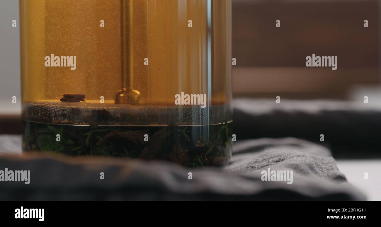 Pressing tea hi-res stock photography and images - Alamy