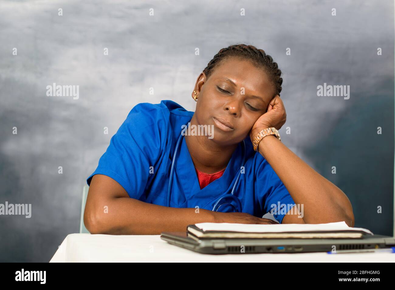 Doctor sleeping break hi-res stock photography and images - Alamy