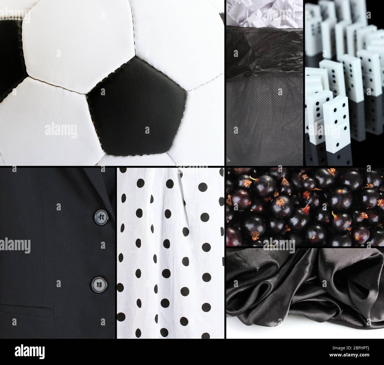 Collage of photos in white and black colors Stock Photo - Alamy