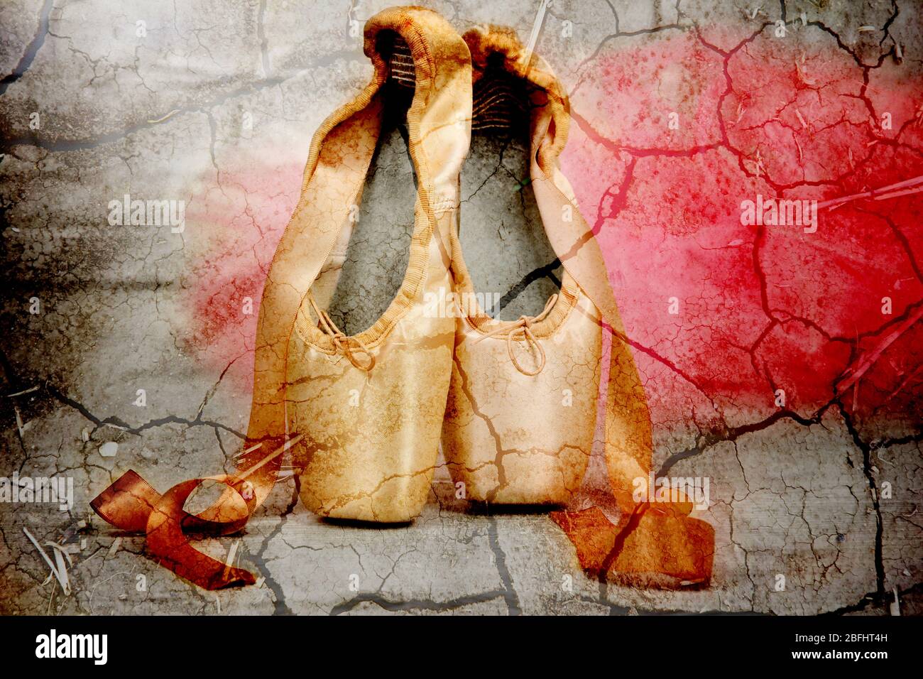 Ballet pointe shoes Stock Photo - Alamy
