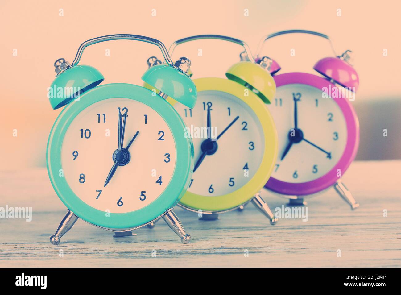 Colorful clocks hi-res stock photography and images - Alamy