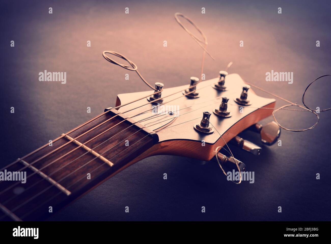 Electric guitar, close up Stock Photo