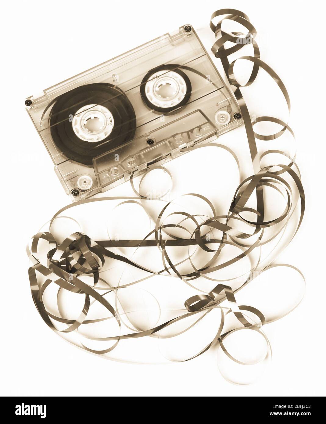 Old cassette isolated on white Stock Photo - Alamy