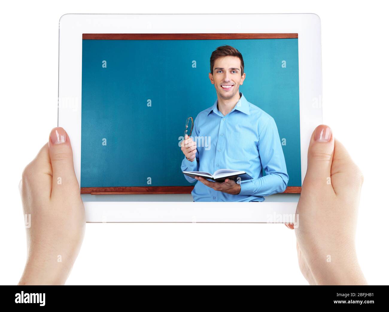 Online education concept Stock Photo