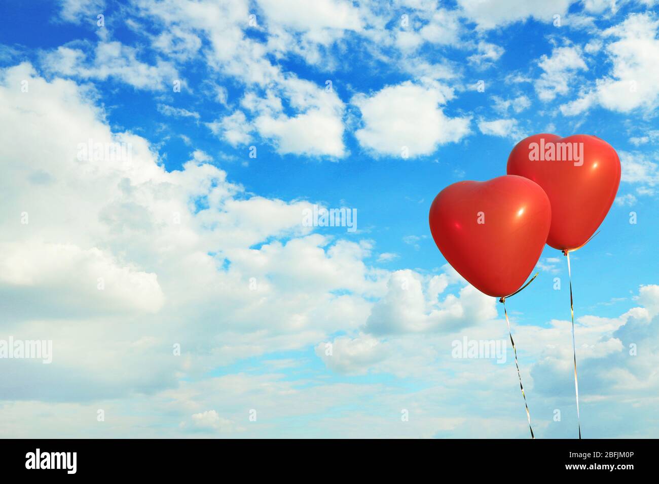 Love Heart Balloons On Sky Background Stock Photo Alamy Love Heart Balloons On Sky Background Stock Photo Alamy