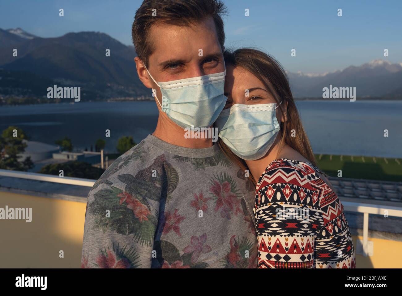 Download Couple Face Mask Home High Resolution Stock Photography And Images Alamy Yellowimages Mockups