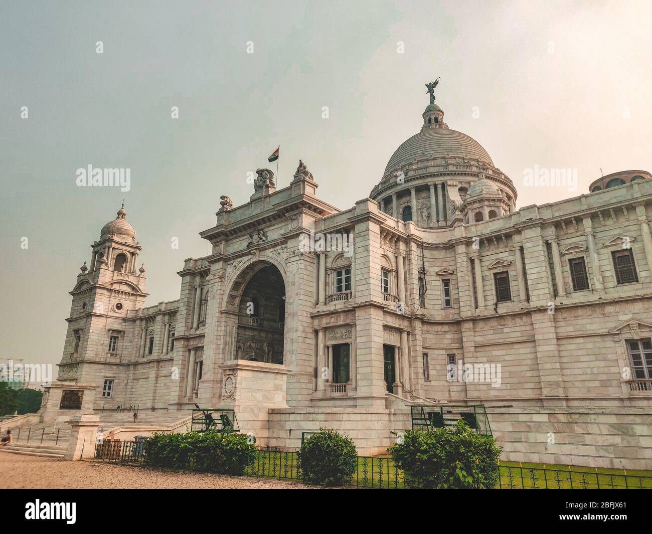 View of Victoria Memorial, Kolkata Stock Photo