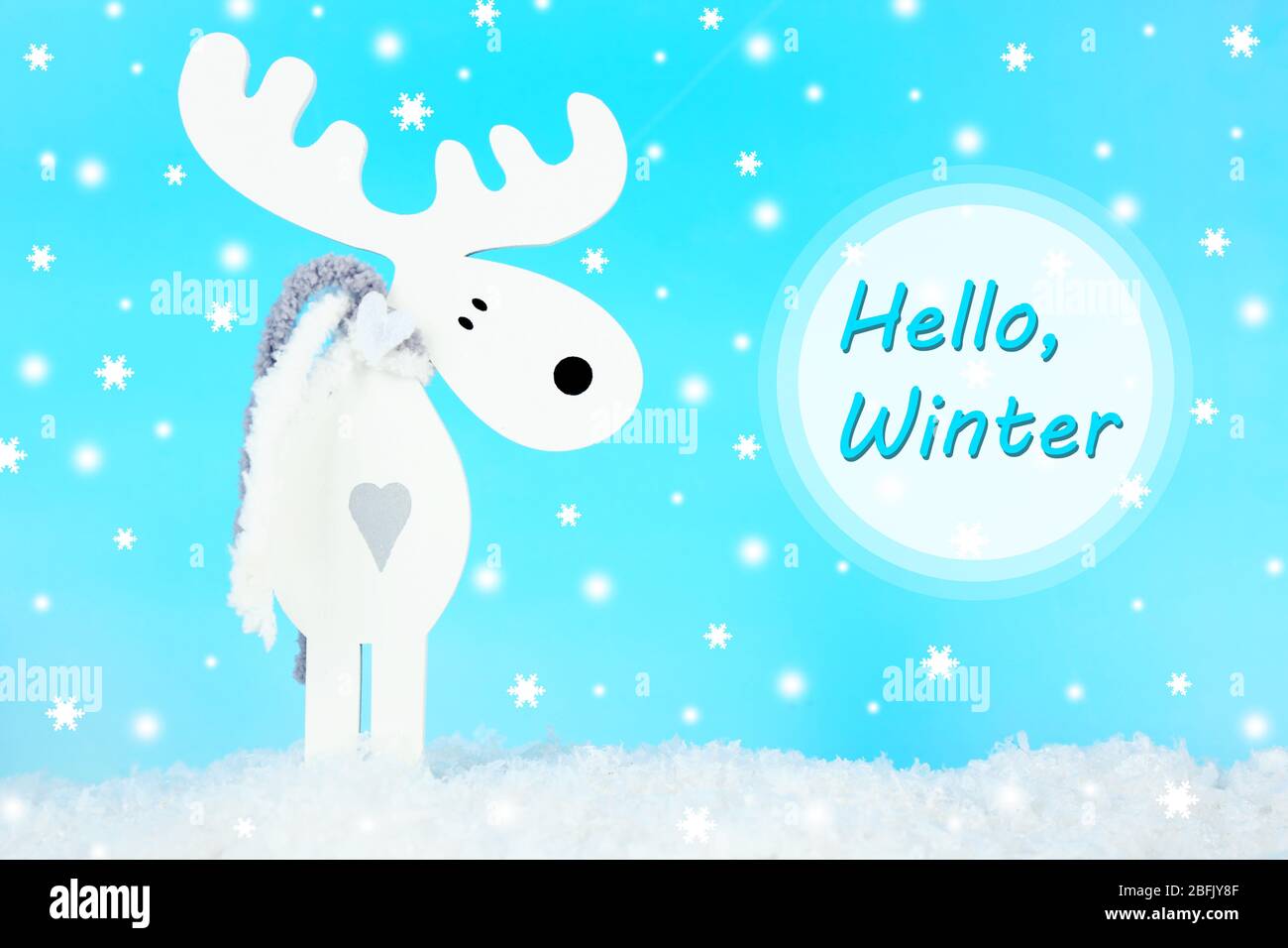 Happy winter hello hi-res stock photography and images - Alamy