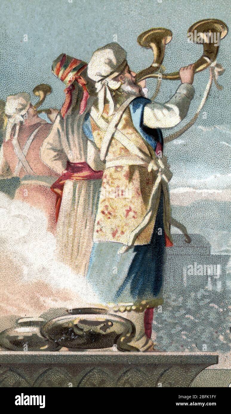 La journee des trompettes, fete juive, jour de l'an, Roch Hachana (Rosh