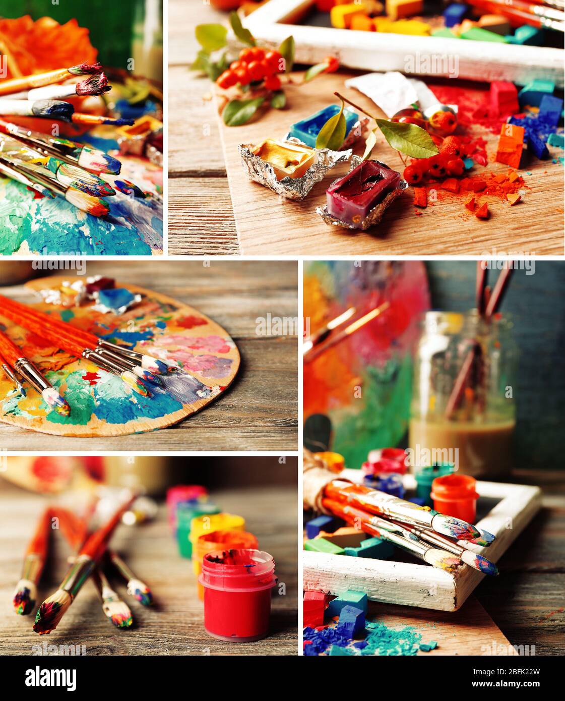 Collage materials hi-res stock photography and images - Alamy