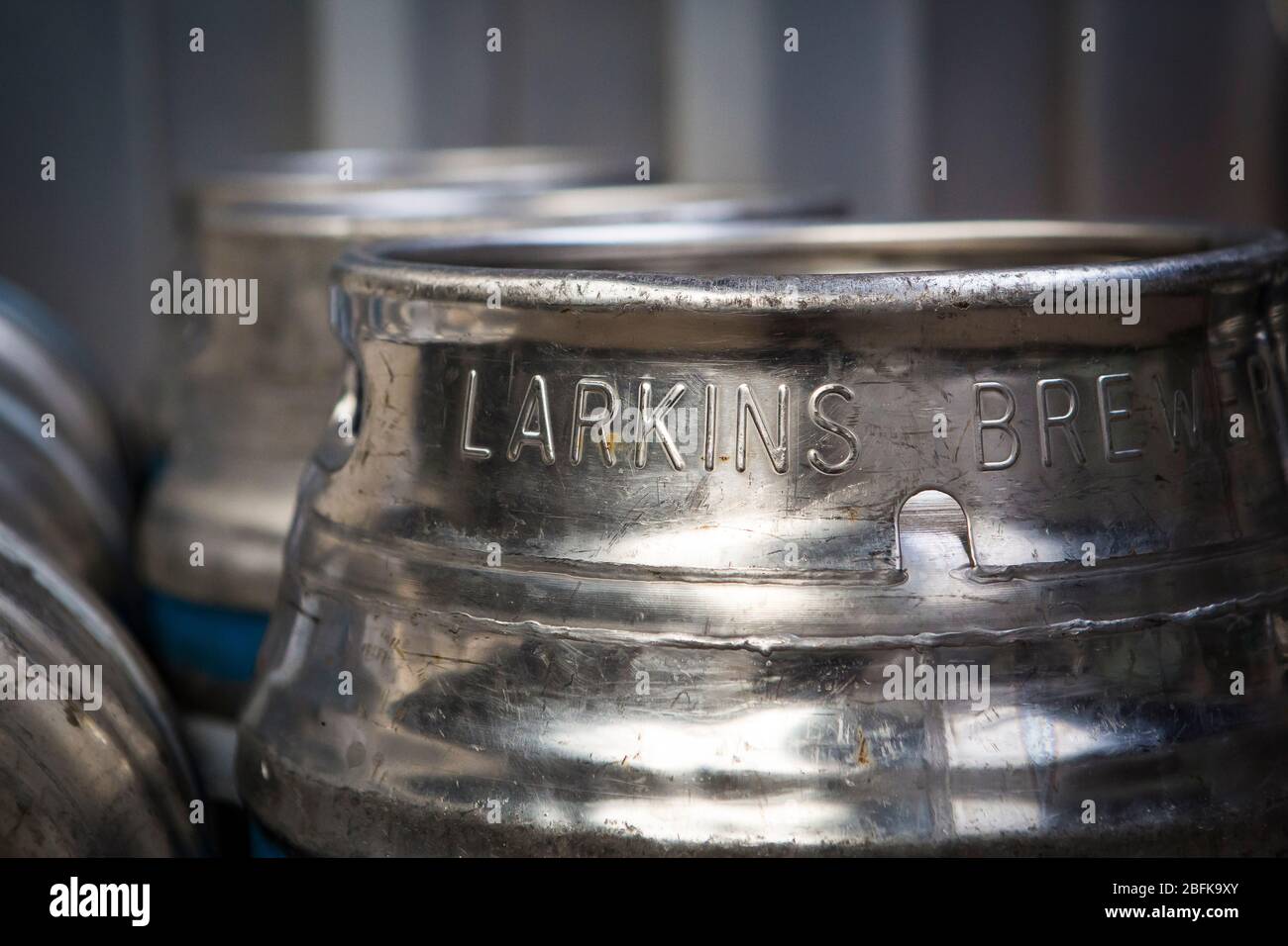 Larkins Brewery award winning brewery and hop farm in Chiddingstone, Kent, UK Stock Photo