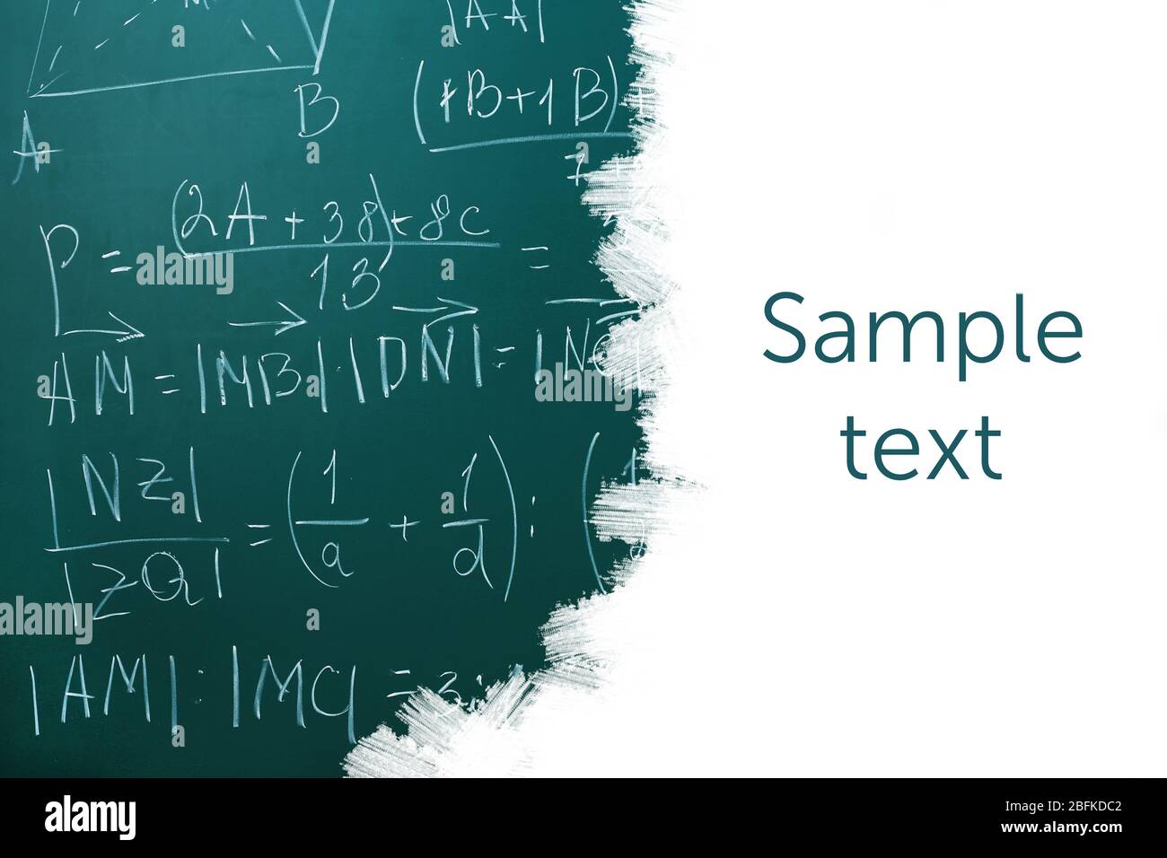 Empty classroom mathematical formulas hi-res stock photography and ...