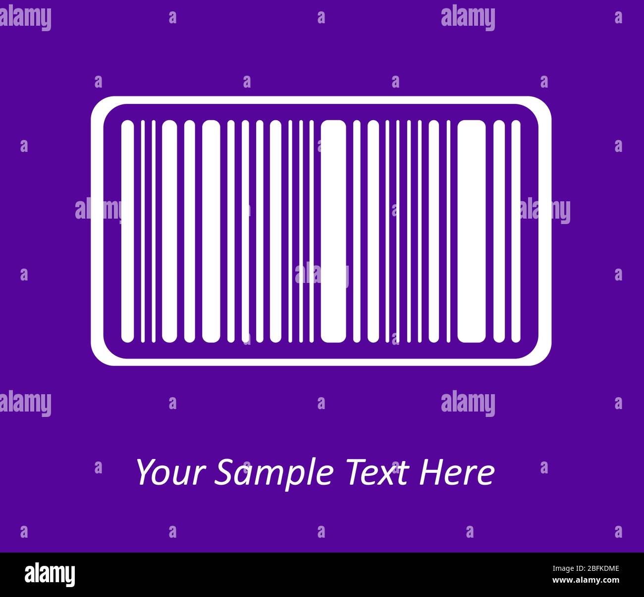 Bar code on color background. Vector image Stock Photo - Alamy