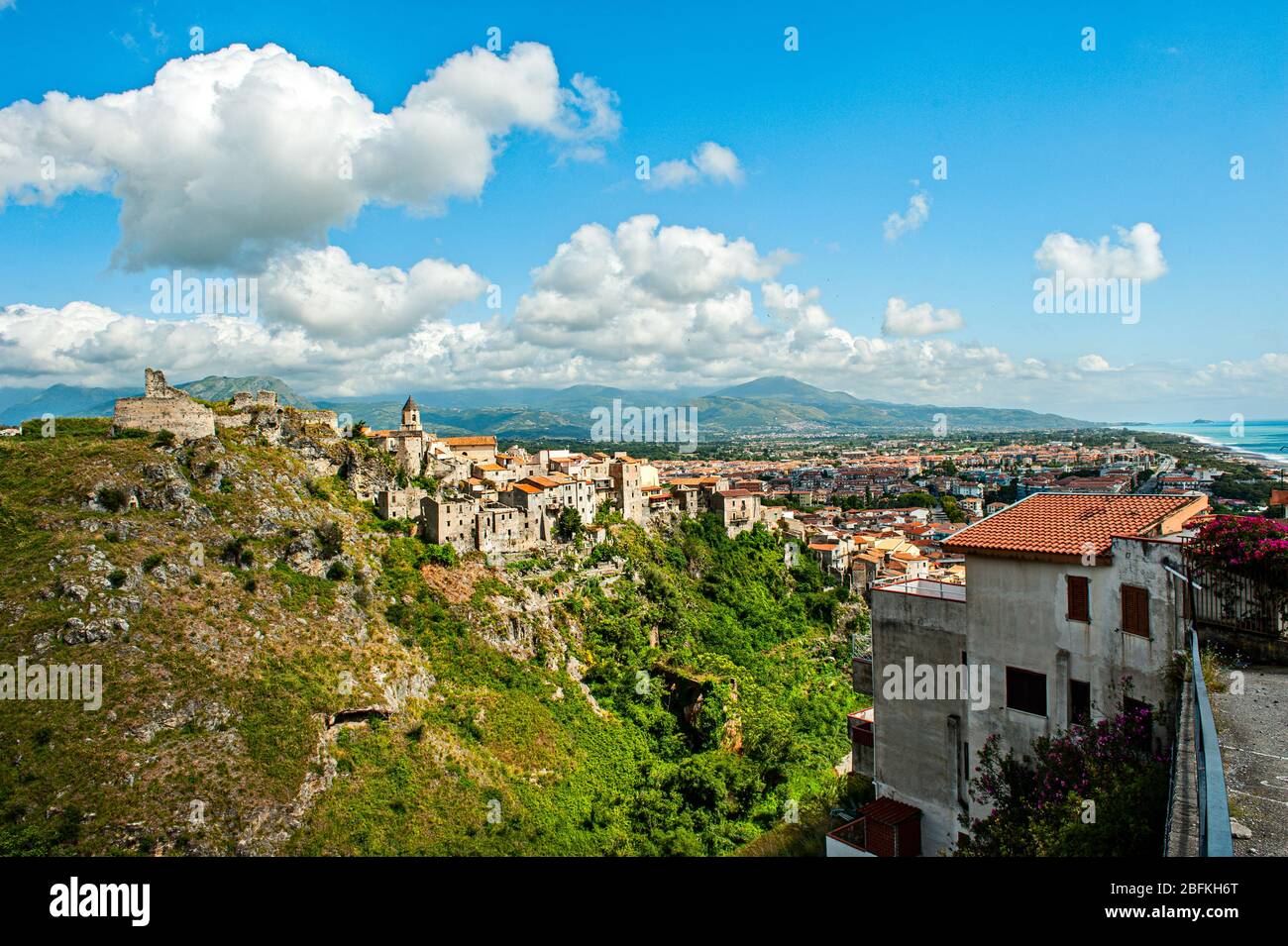 Scalea It Italt - Calabria - Scalea View Stock Photo - Alamy