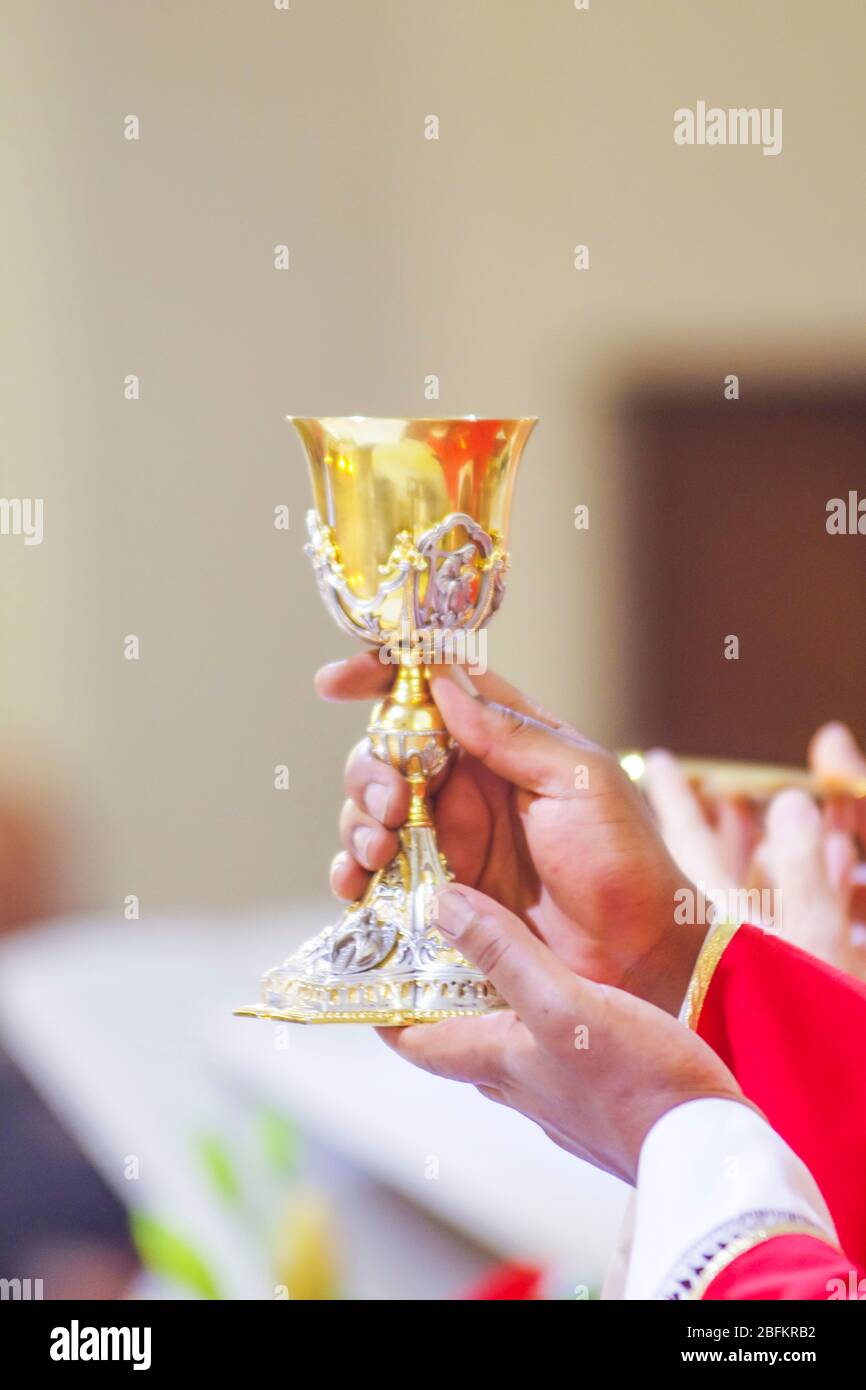 Communion Hosts And Wine Hi-res Stock Photography And Images - Alamy