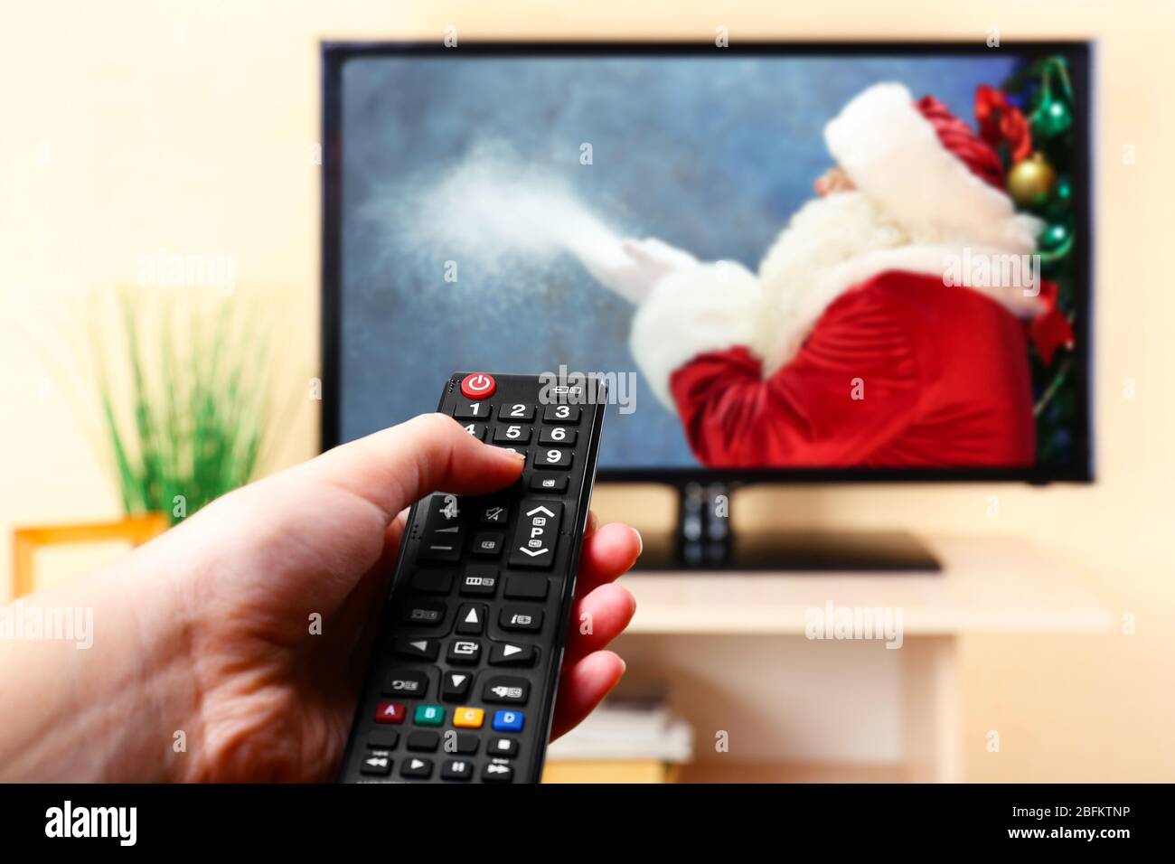 Christmas shows on tv stock photo alamy