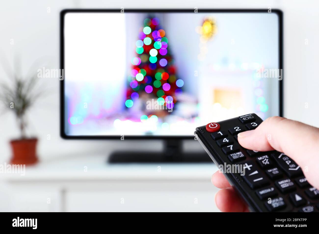 Christmas shows on tv stock photo alamy