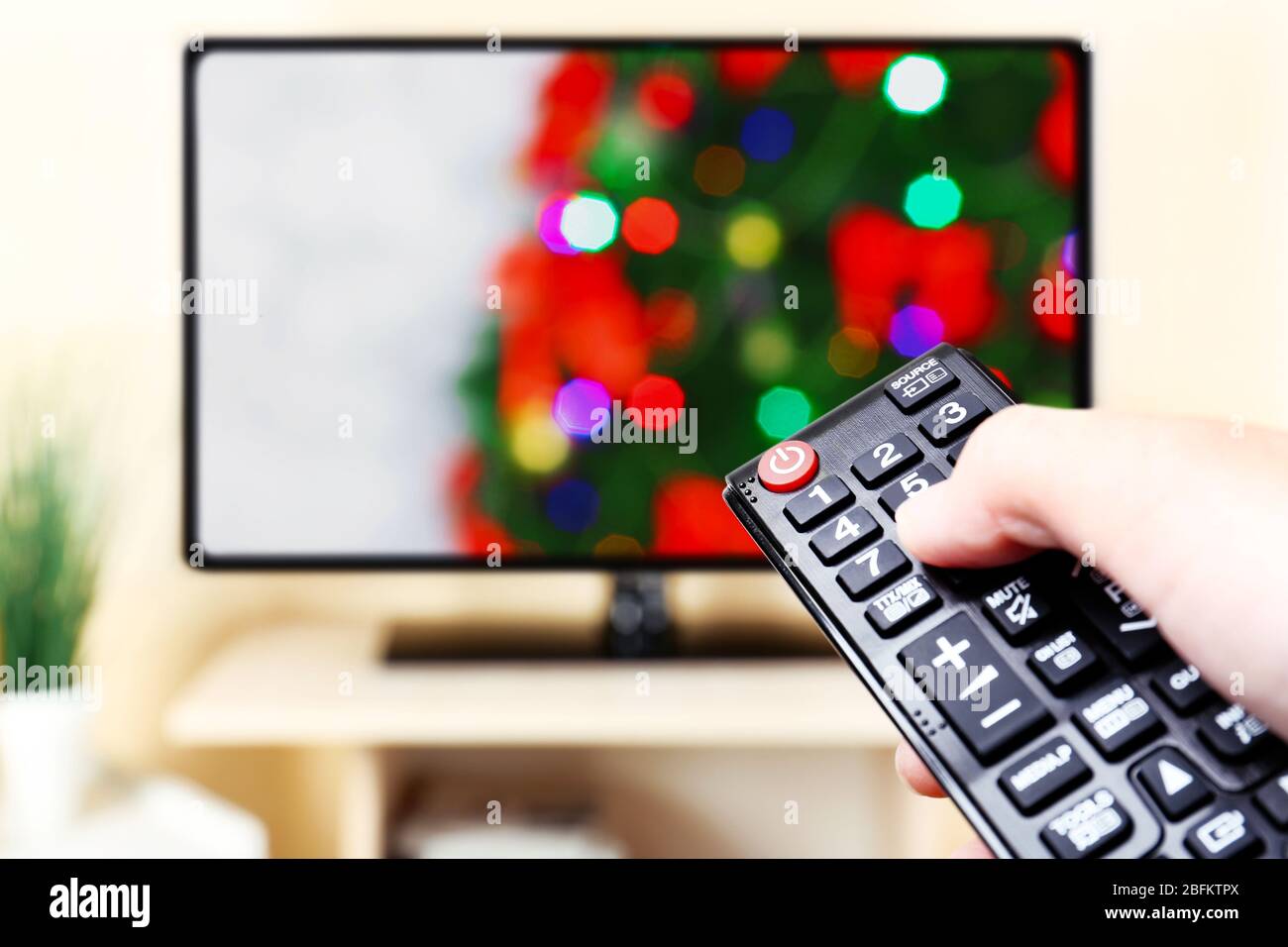 christmas-shows-on-tv-stock-photo-alamy