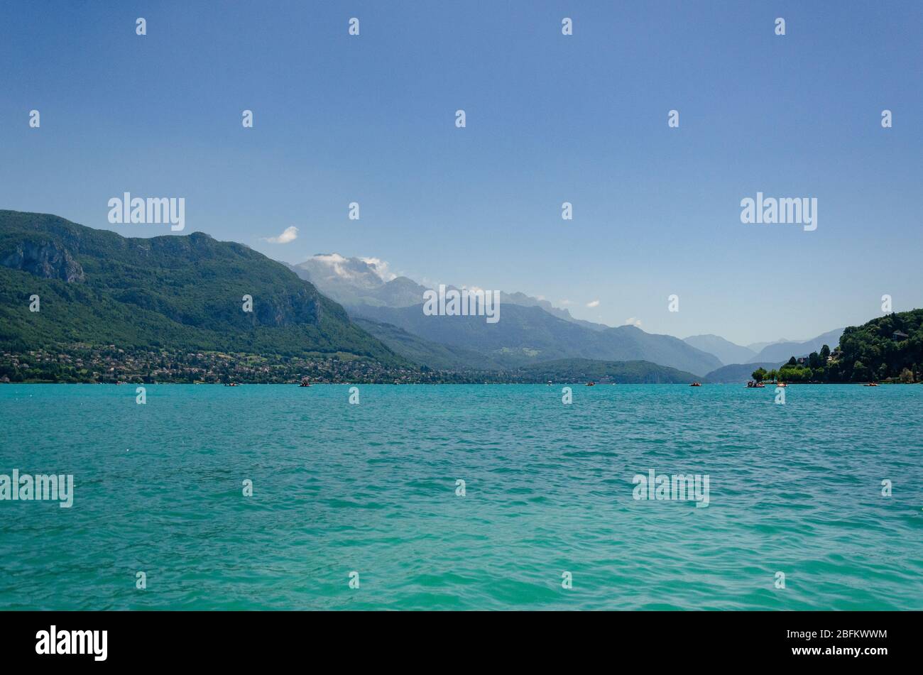 Beautiful View Of Lake Annecy During Summer Season In France Lake beautiful-view-of-lake-annecy-during-summer-season-in-france-lake