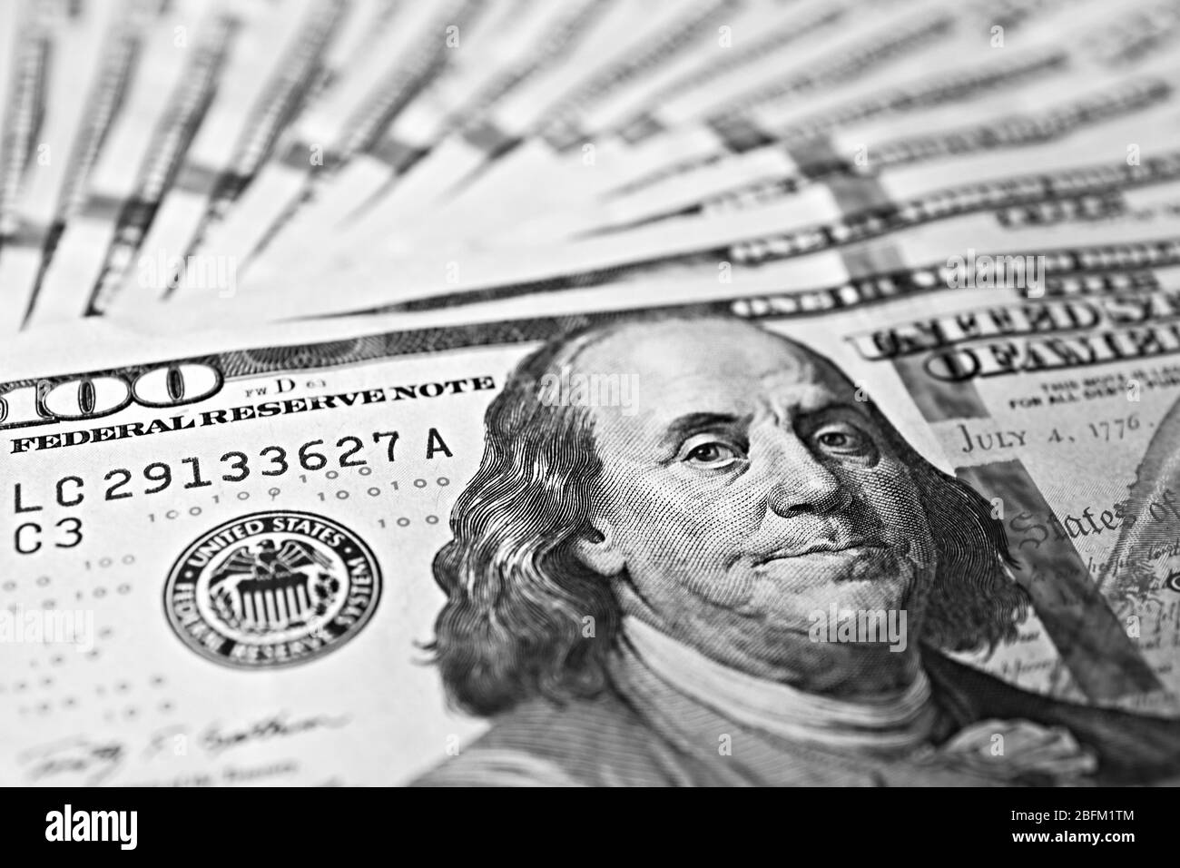 Many hundred dollars cash money as background Stock Photo Alamy