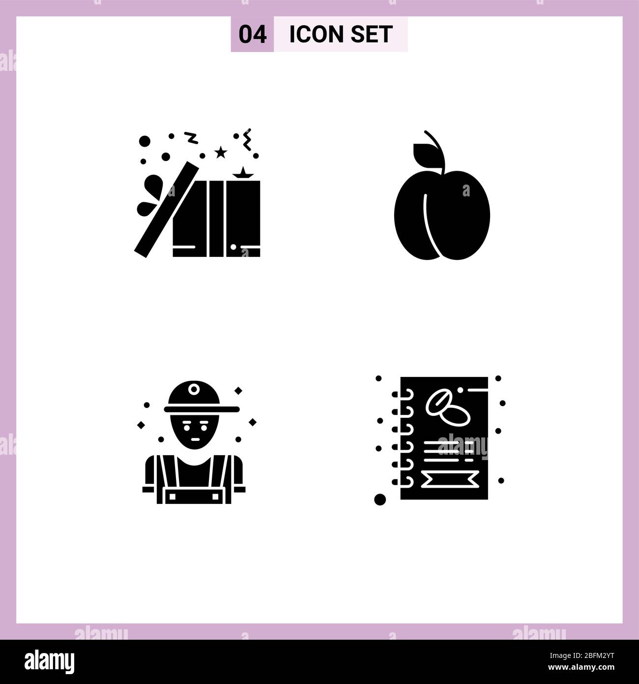 Pack Of 4 Creative Solid Glyphs Of Gift Mechanic Present Food Plumber Editable Vector Design Elements Stock Vector Image Art Alamy Pack Of 4 Creative Solid Glyphs Of Gift Mechanic Present Food Plumber Editable Vector Design Elements Stock Vector Image Art Alamy