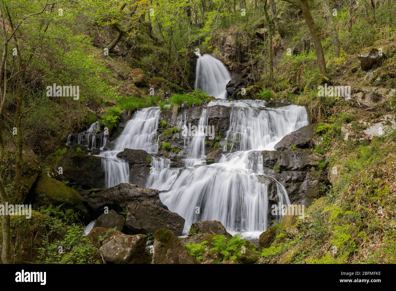 Mendo River Waterfalls In A Coruna Galicia Known As Rexedoira Waterfalls Stock Photo Alamy Mendo River Waterfalls In A Coruna Galicia Known As Rexedoira Waterfalls Stock Photo Alamy