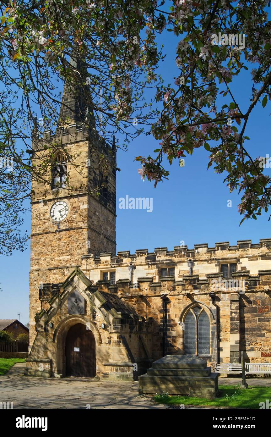 UK,South Yorkshire,Rotherham,Wath Upon Dearne,All Saints Church Stock Photo