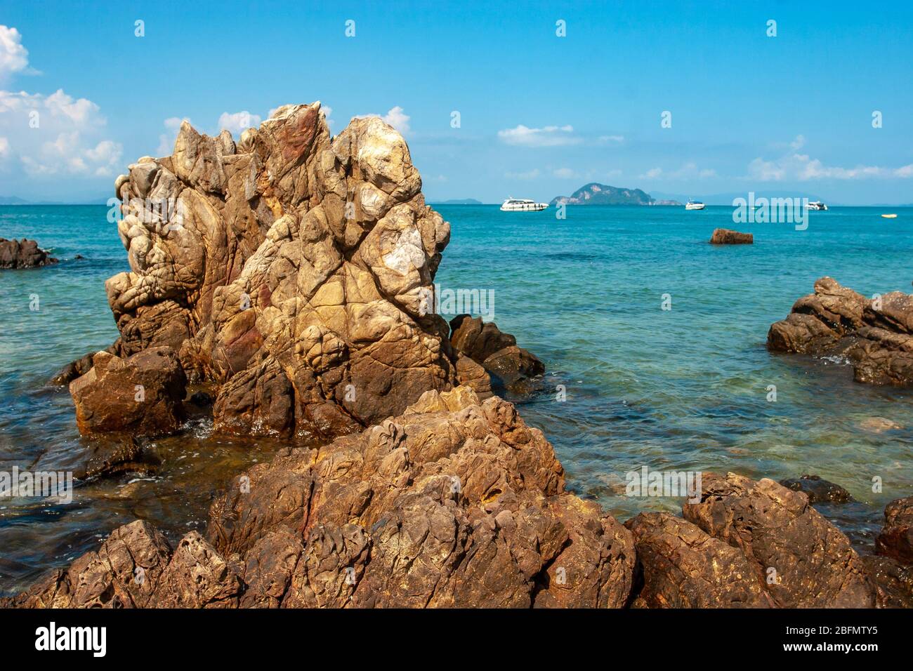 Rock Sticking Out Of The Cliff High Resolution Stock Photography and ...