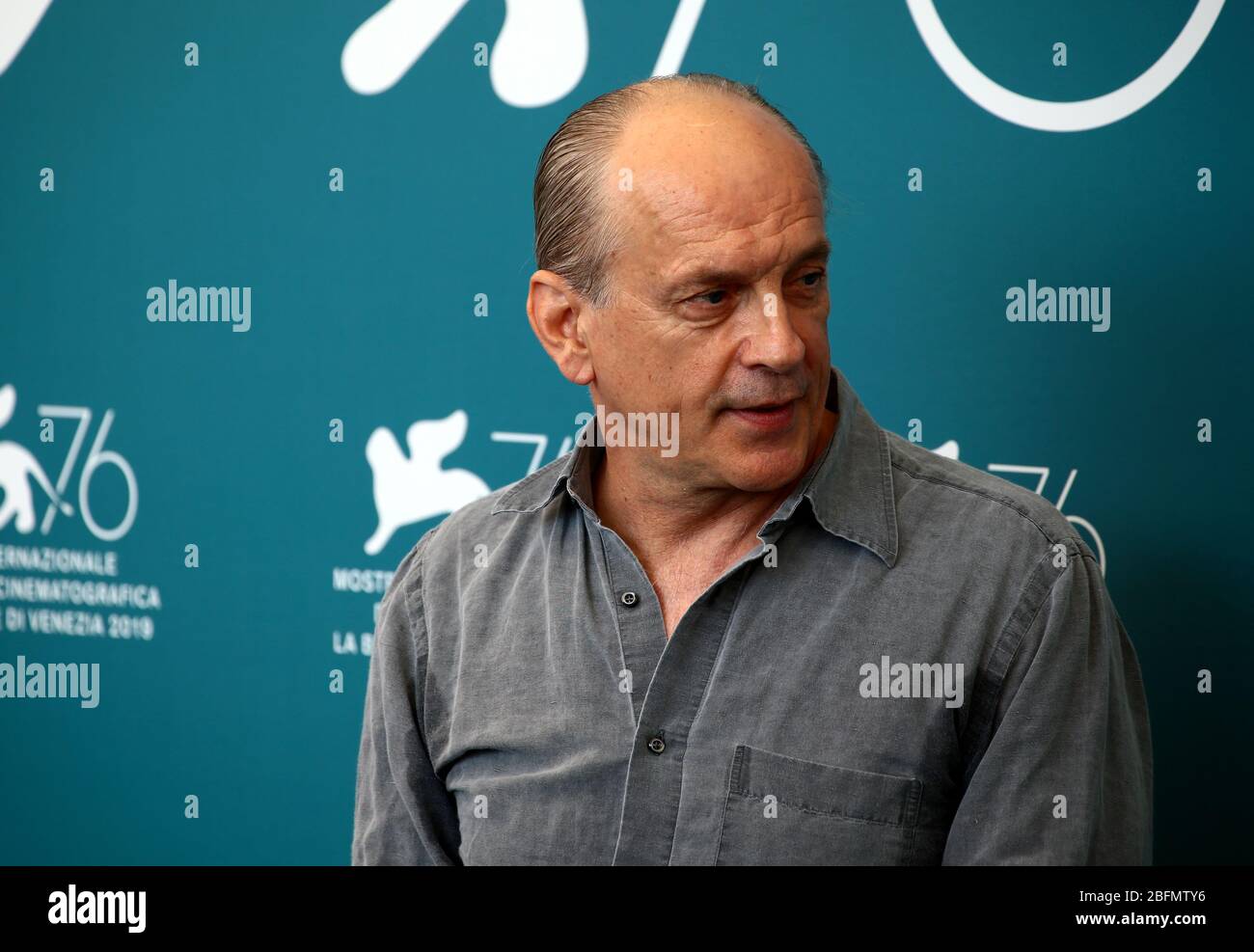 VENICE, ITALY - SEPTEMBER 01: Tomas Arana attends 'The New Pope' photocall during the 76th Venice Film Festival at Sala Grande on September 01, 2019 Stock Photo