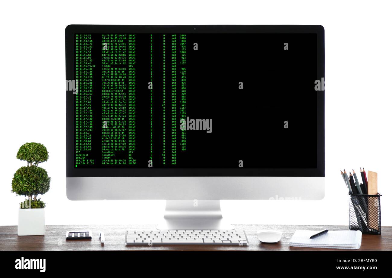 Local network hacking scanning Stock Photo Alamy