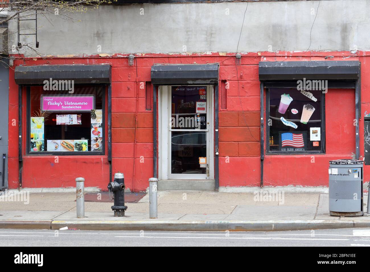 [historical storefront] Original Nicky’s Vietnamese Sandwiches, 209 Avenue A, New York, NYC
