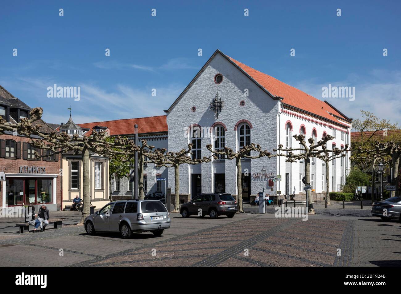 Xanten City Hall Stock Photo