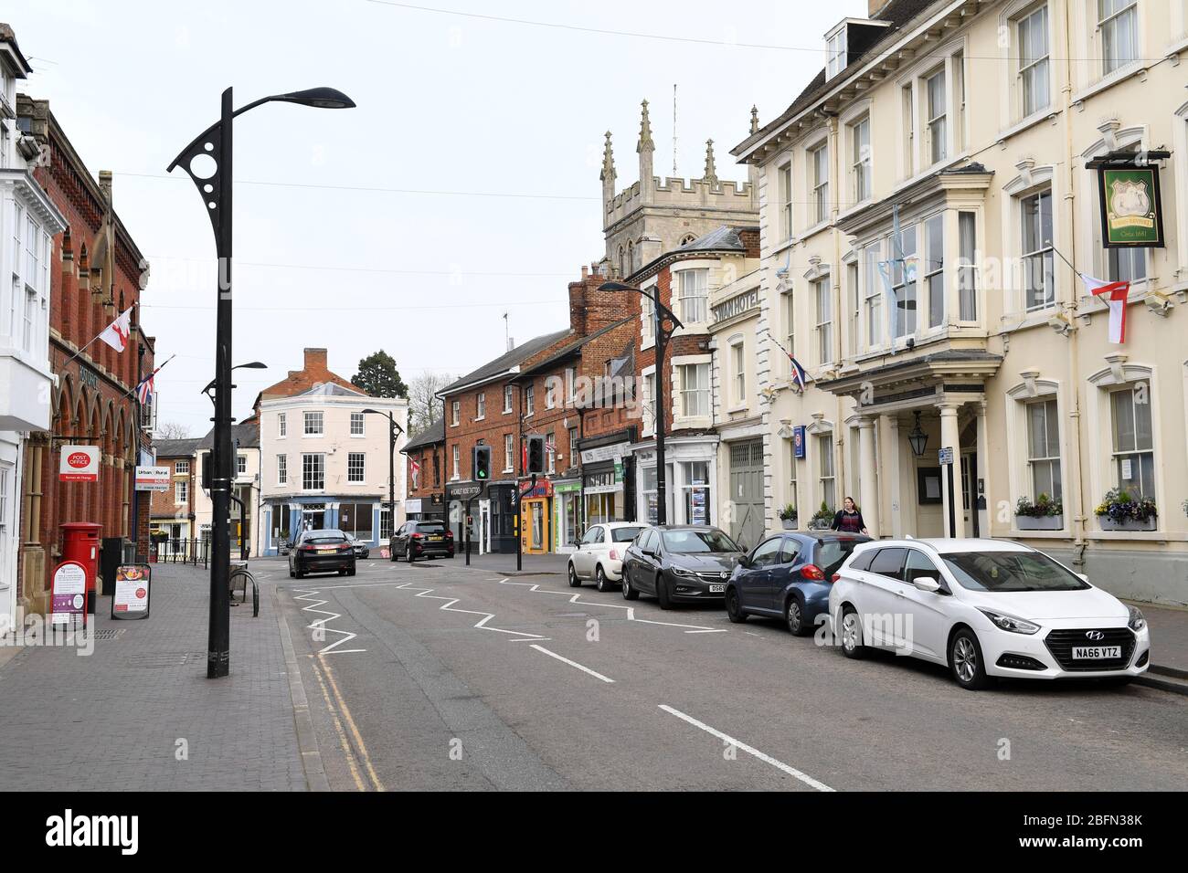 Newport pagnell high street hires stock photography and images Alamy