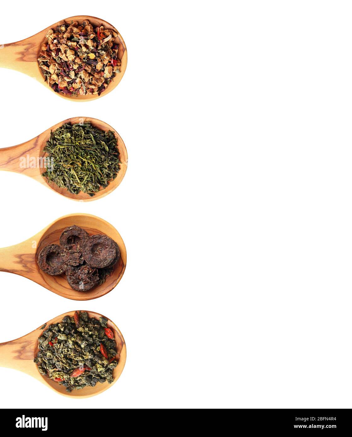 Set of different tea isolated on white Stock Photo - Alamy