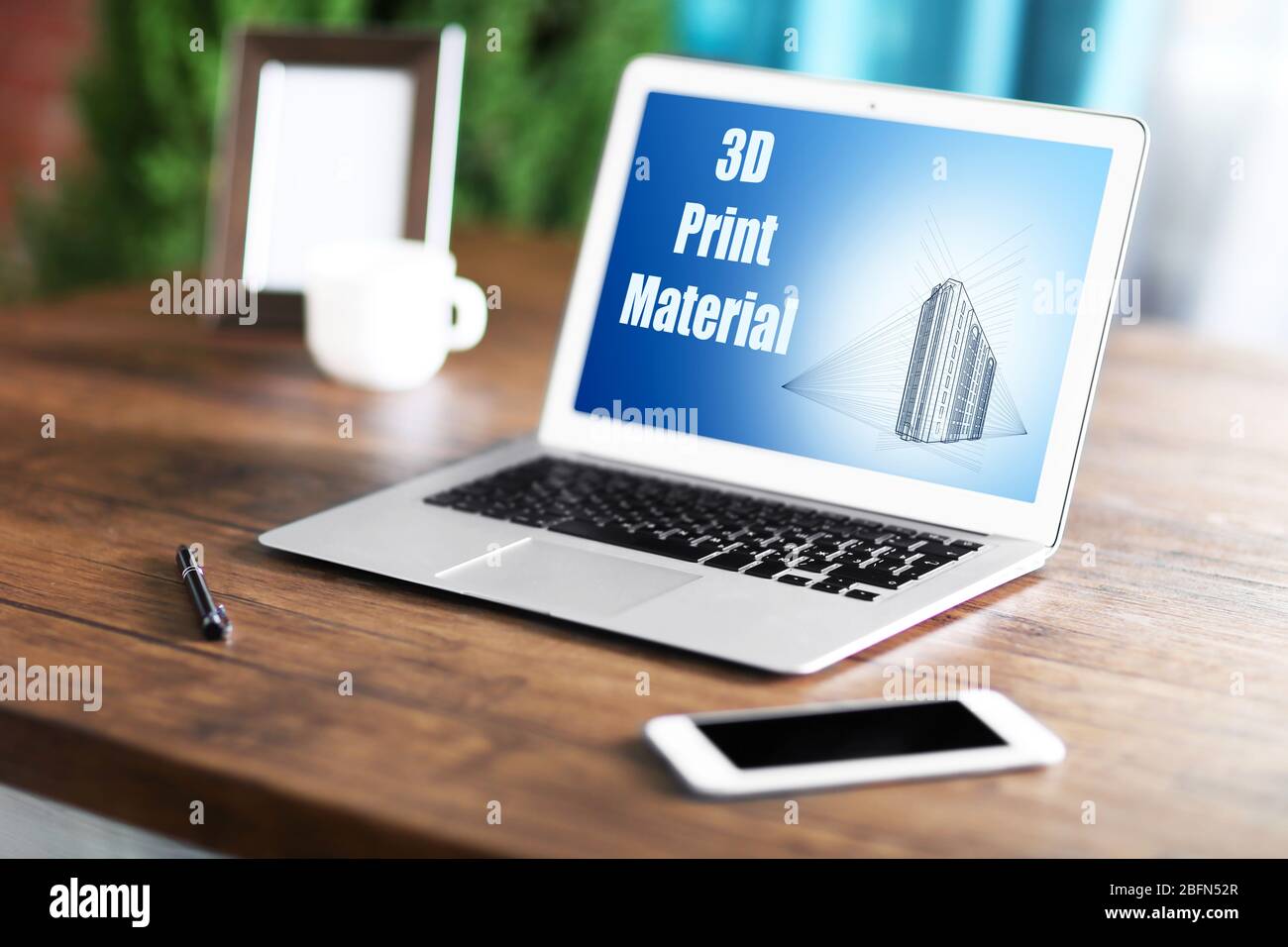 3D Printing concept, new technology Stock Photo