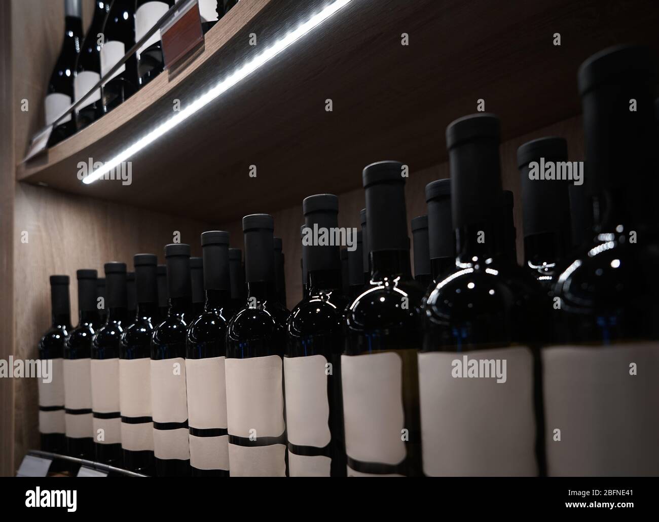 Bottles Spirits On Bar Shelf High Resolution Stock Photography and ...