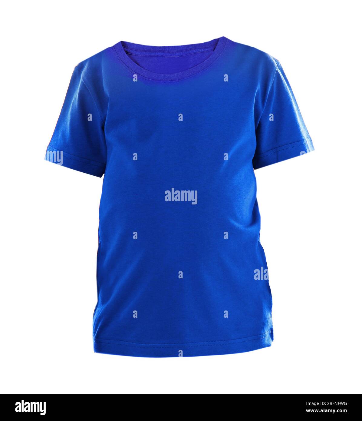 Front view of tshirt on white background Stock Photo Alamy