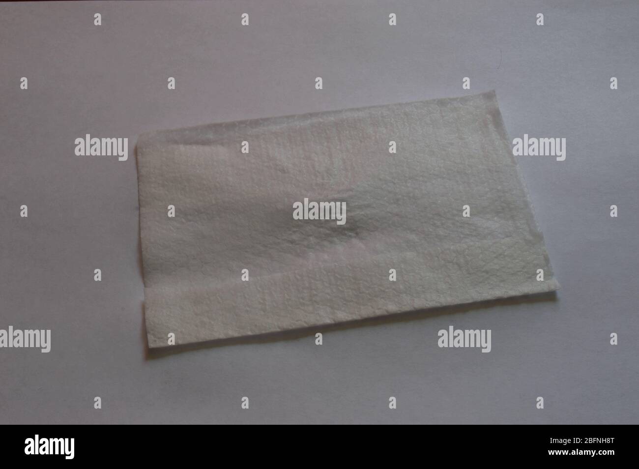 wet napkin Stock Photo