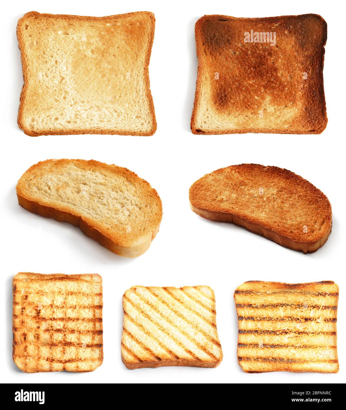 Вес ломтика тостового хлеба