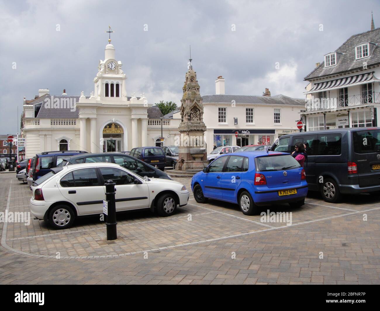 Saffron Walden Market Square Stock Photo Alamy
