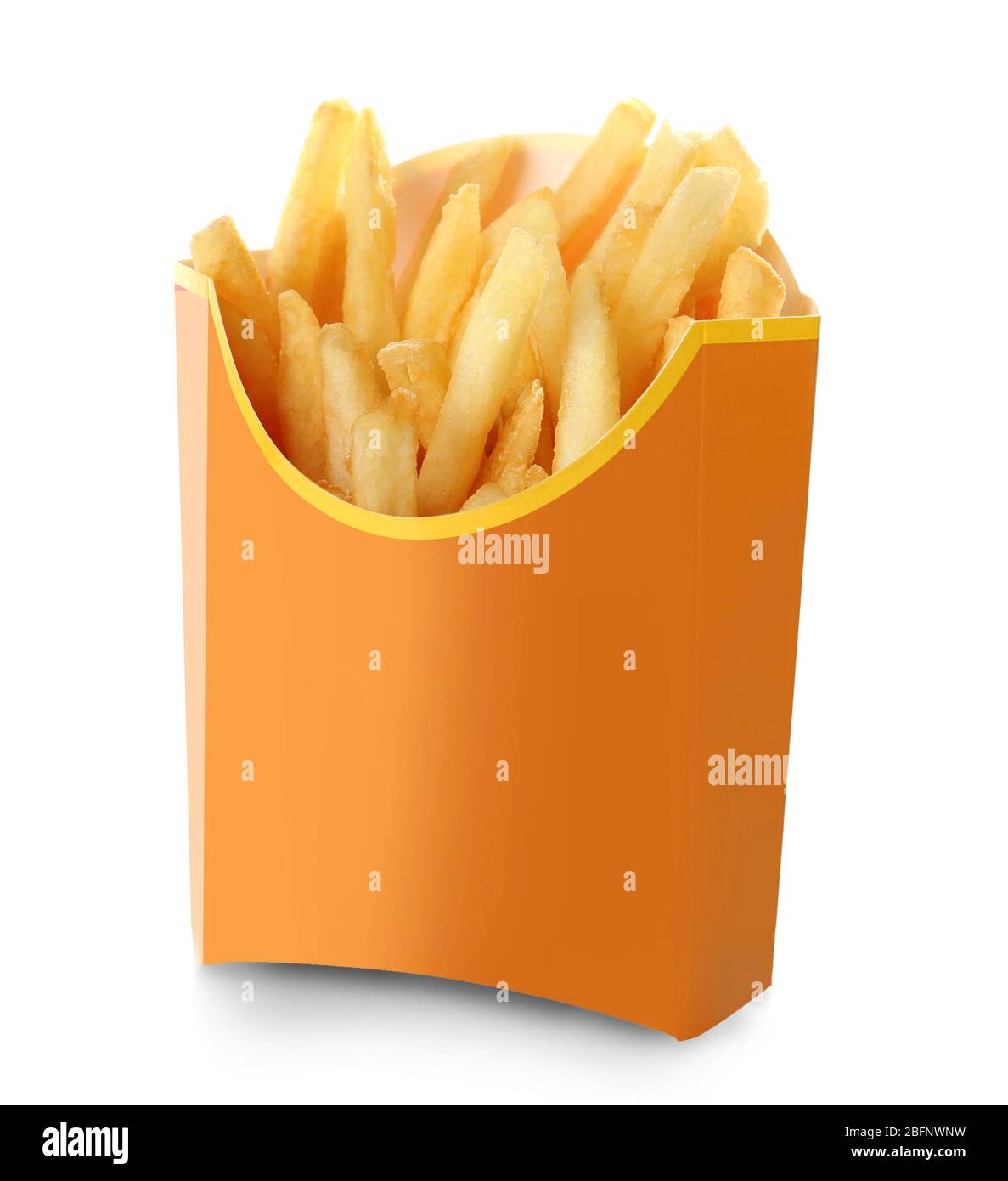 French fries paper carton bag Cut Out Stock Images & Pictures - Alamy