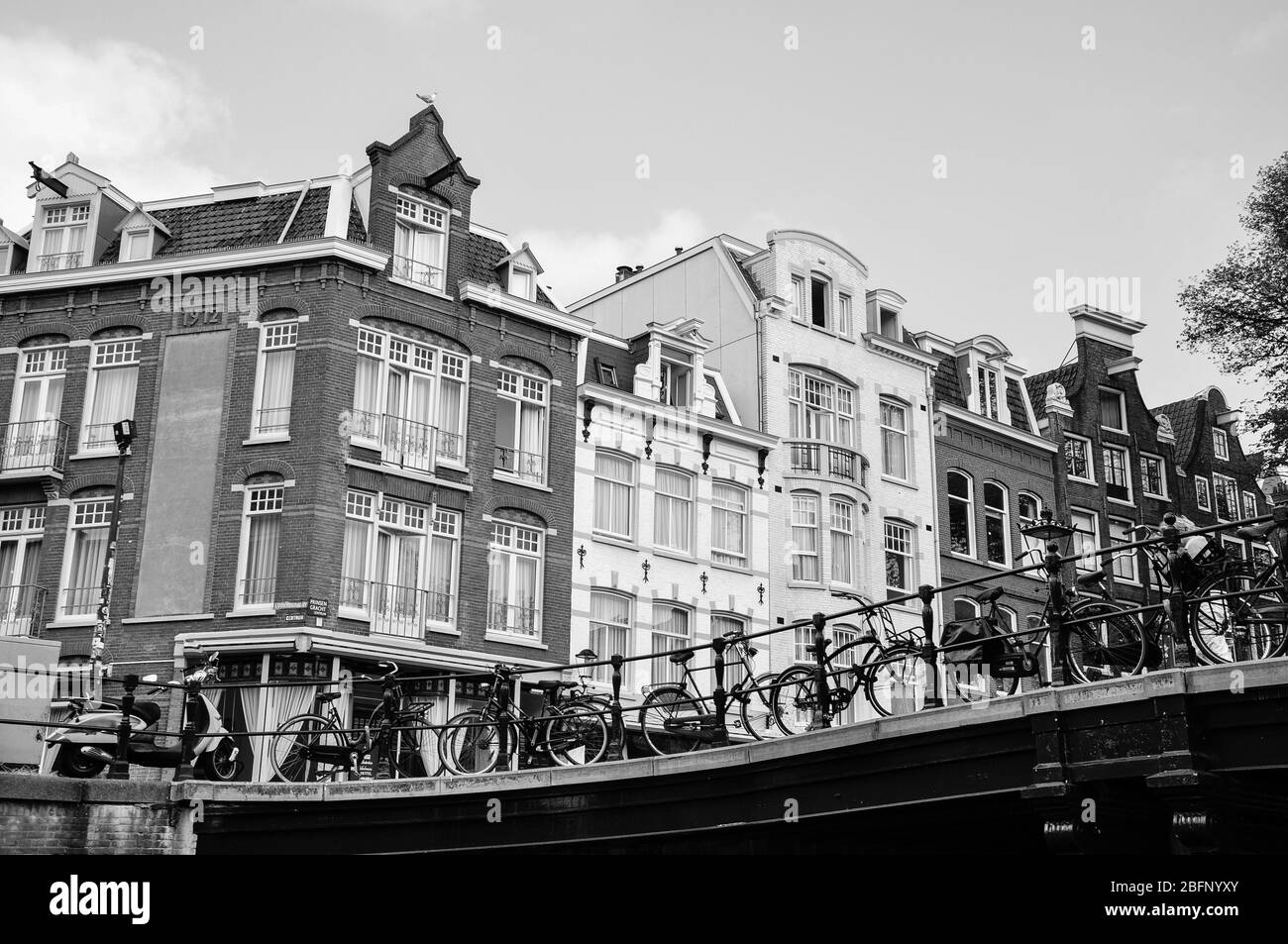 Canals of Amsterdam Stock Photo