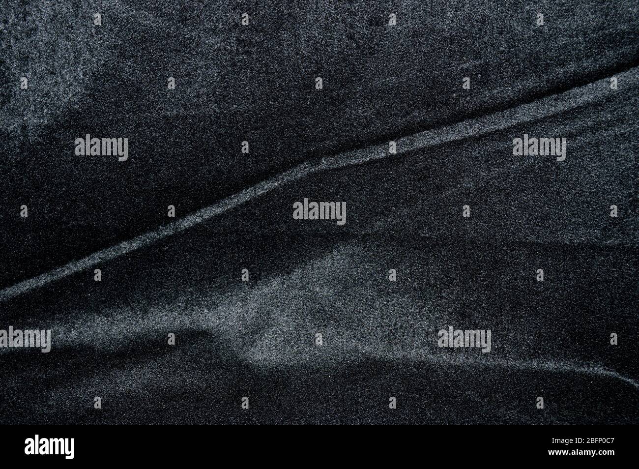 Black wavy cloth texture hi-res stock photography and images - Alamy
