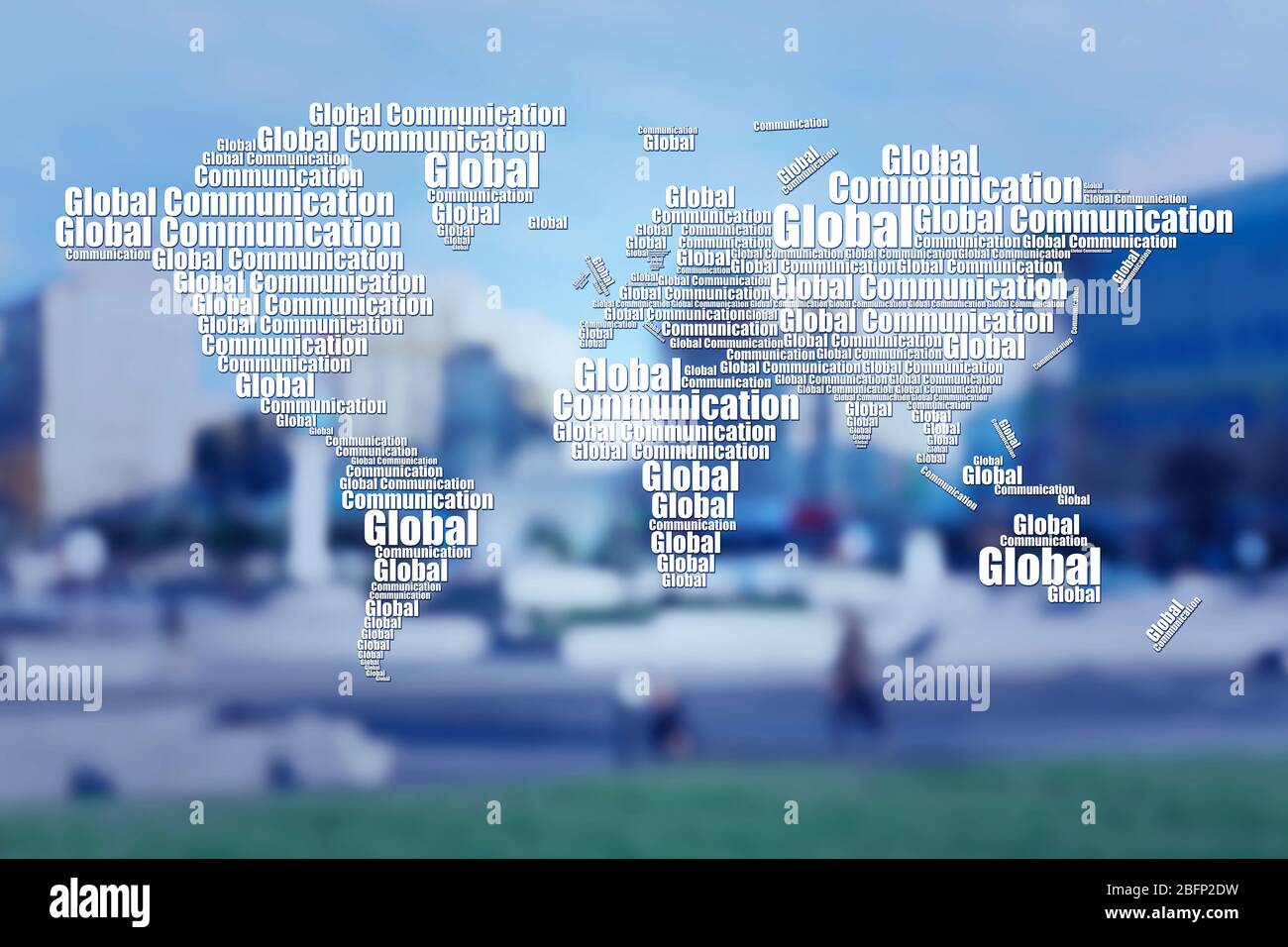 Global communication concept Stock Photo